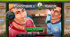 Desktop Screenshot of footballsaga.com