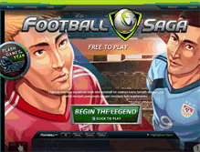 Tablet Screenshot of footballsaga.com